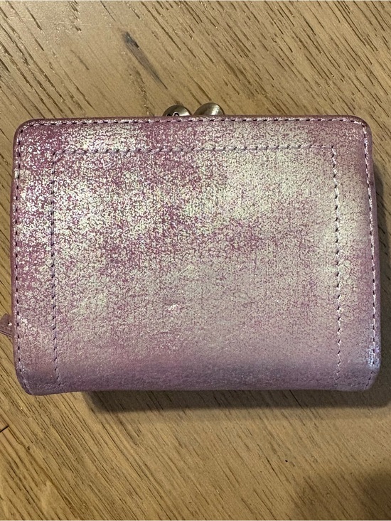 HOBO Handbags - Hobo Metallic Pink/Purple Compact Women's Wallet
